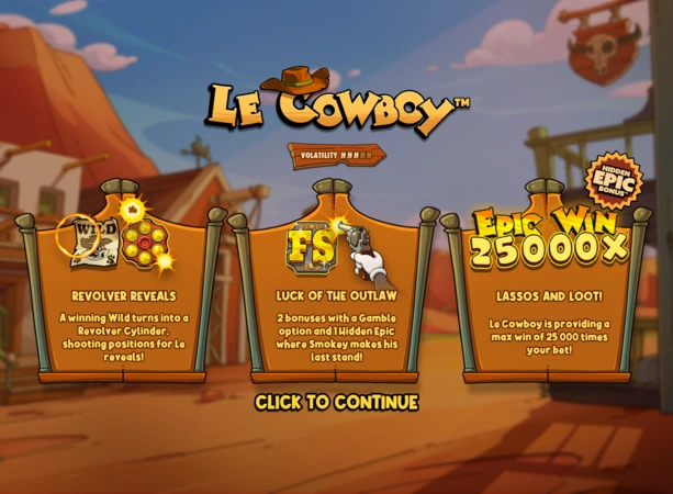 Le Cowboy Slot Recenze Úvod
