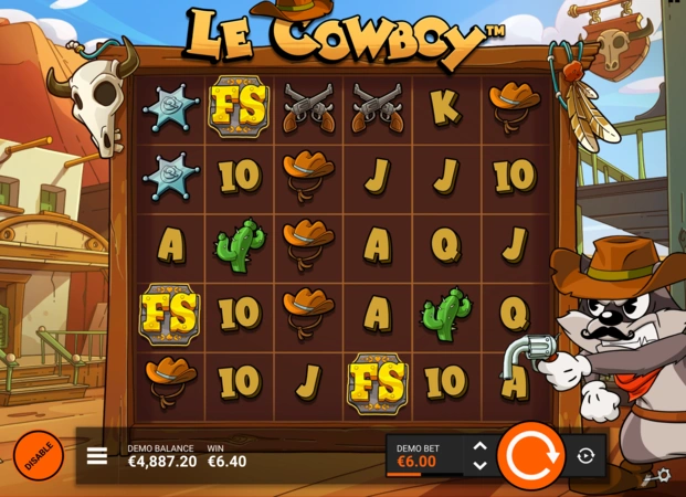 Le Cowboy Slot Scatters