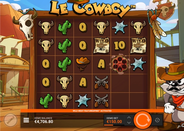 Le Cowboy Slot Wilds